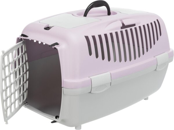 Trixie Transportbox Capri 2, XS-S, 37x34x55 cm, hellgrau/flieder