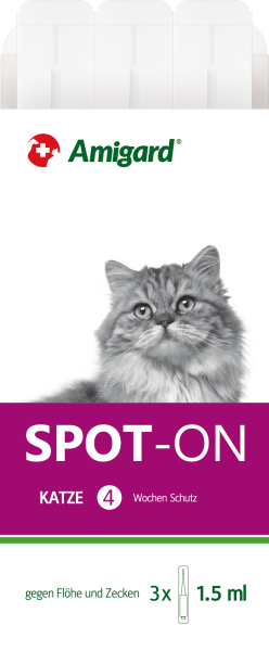 Amigard Spot-on Katze 3 x 1,5ml