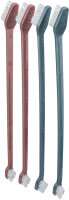 Zahnbürsten-Set, 23cm, 4 ST.diverse Farben