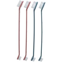 Zahnbürsten-Set, 23cm, 4 ST.diverse Farben