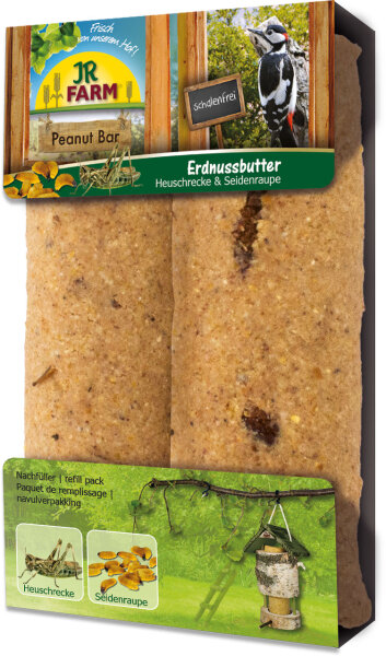 JR FARM Peanut Bar 2er Pack Heuschrecke & Seidenraupe 700g