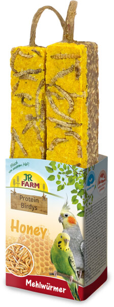 JR FARM Protein- Birdys Honey Mehlwürmer 150g (2 Stück)