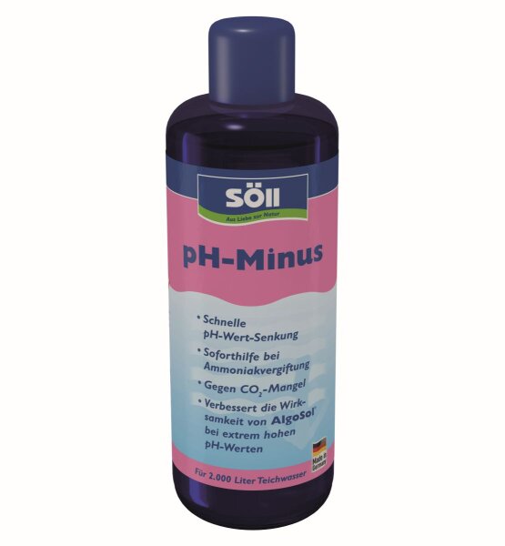 Söll pH-Minus Teich 500ml für 2.000L