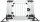 Universal-Heckgitter, 94-114 x 69cm, silber/schwarz