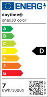 daytime onex30 color (5000k + 620-630nm + 440-455nm) 24,0cm 7,2W