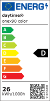 daytime onex90 color (5000k + 620-630nm + 440-455nm) 84,0cm 26,4W