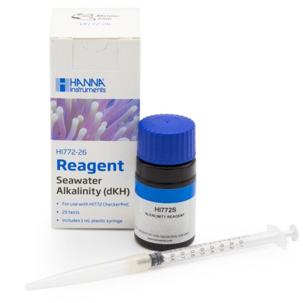 Hanna instruments Reagenzien für Checker HC® Alkalinität in Meerwasser (25 Tests)