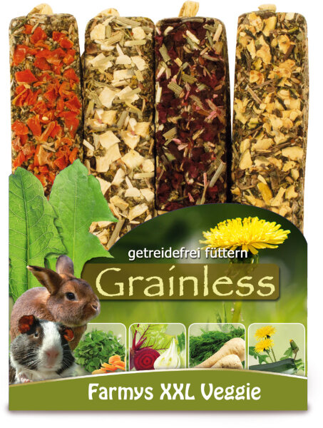 JR FARM Grainless Farmys XXL Veggie 450g (4 Stück)