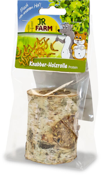 JR FARM Knabber- Holzrolle Protein 150g