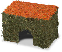 JR FARM Heu- Haus Karotte klein 75g (1 Stück) 15x9x10cm