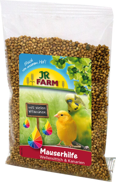 JR FARM Mauserhilfe für Wellensittich & Kanarien 30g