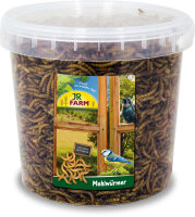 JR FARM Wildvogel Mehlwürmer 400g (Eimer)