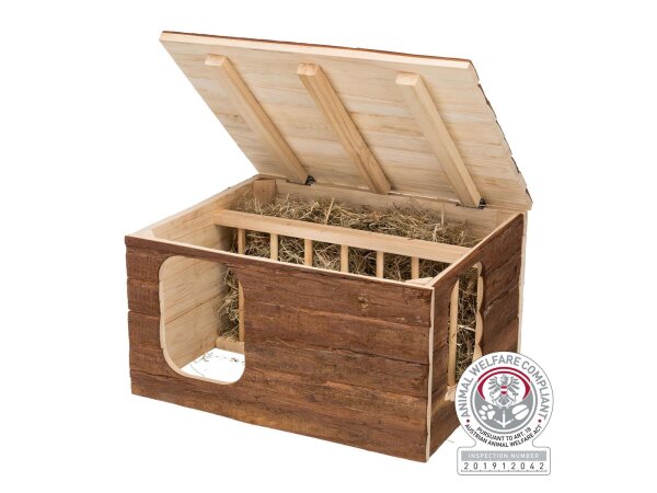 Trxie Natural Living "Haus Hilke" mit integrierter Heuraufe 40x23x32cm