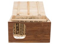 Trxie Natural Living "Haus Hilke" mit integrierter Heuraufe 40x23x32cm