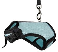 Trixie Softgeschirr (Hu: 13-17cm. Bu: 18-25cm) mit Leine 120cm div. Farben