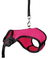 Trixie Softgeschirr (Hu: 14-19cm. Bu: 25-32cm) mit Leine...