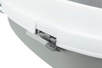 Trixie Katzentoilette "Primo XXL" mit Rand, 56x25x71cm, grau/ weiß