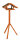 Trixie natura Vogelfutterhaus zum Aufstellen 46x22x44cm/ 1,15m, braun