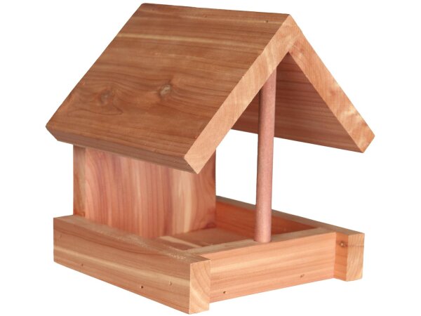 Trixie natura Vogelfutterhaus zur Wandmontage 16x15x13cm, natur