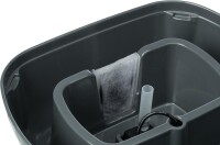 Trixie Trinkbrunnen "Polygon" 2,5l, 28x11x22 cm, grau/weiß