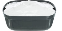 Trixie Trinkbrunnen "Polygon" 2,5l, 28x11x22 cm, grau/weiß