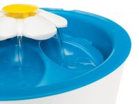 Catit 2.0 Blumentrinkbrunnen, 3 Liter, blau, mit LED