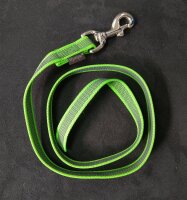 Mystique gummierte Leine neon grün 1m x 20mm ohne HS...