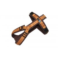 anny-x Brustgeschirr Fun braun/bernstein L