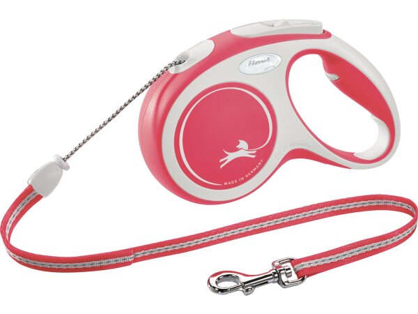 flexi New COMFORT, Seil, M: 5m, rot