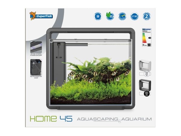 Superfish Home 45 Aquarium schwarz