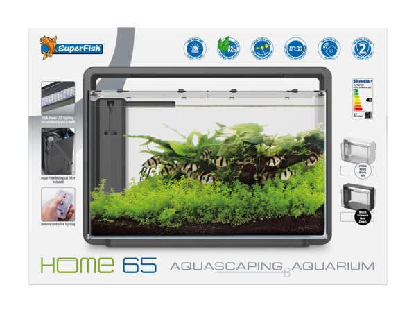 Superfish Home 65 Aquarium schwarz
