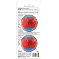 Zeus Duo Ball, 6,3cm, Quietscher, 2er-Pack