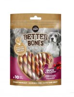 Zeus Better Bones Ente mit Cranberry, 10cm Twists mit...