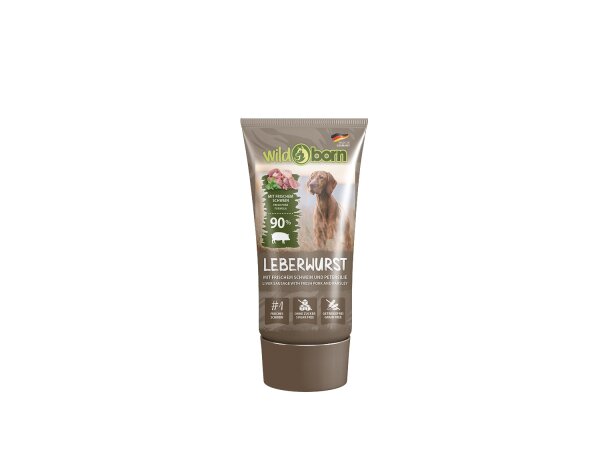 Wildborn Premium Leberwurst aus der Tube 75g