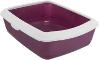 Trixie Katzentoilette Classic, mit Rand, 37 x 15 x 47cm,...