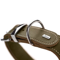 Hunter Halsband Aalborg Special S (45cm) Leder, olivgrün