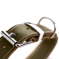 Hunter Halsband Aalborg Special S (45cm) Leder, olivgrün