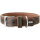 Hunter Porto 55/M Oliverblattgegerbtes Leder, dunkelbraun/cognac