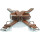 Hunter Porto 55/M Oliverblattgegerbtes Leder, dunkelbraun/cognac