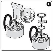 Superfish Pond Fogger Ersatzteil Set