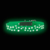 Hunter Halsband Convenience Reflect Glow 55/M-L Kunststoff, weiß fluores., refl.Sterne