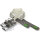 Hunter Halsband Convenience Reflect Glow 55/M-L Kunststoff, weiß fluores., refl.Sterne