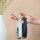 Hunter Halsband Convenience Reflect Glow 55/M-L Kunststoff, weiß fluores., refl.Sterne