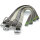 Hunter Halsband Convenience Reflect Glow 60/L Kunststoff, weiß fluores., refl.Leo Muster