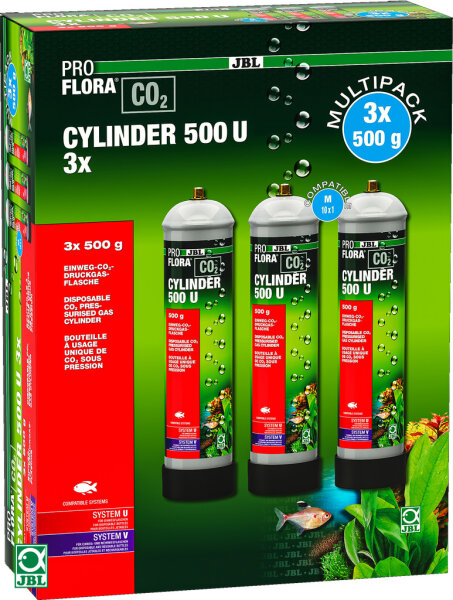 JBL PROFlora Co2 Cylinder 500 U 3x