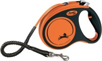 flexi XTREME, Gurt, M 5m, bis 35kg, schwarz/ orange