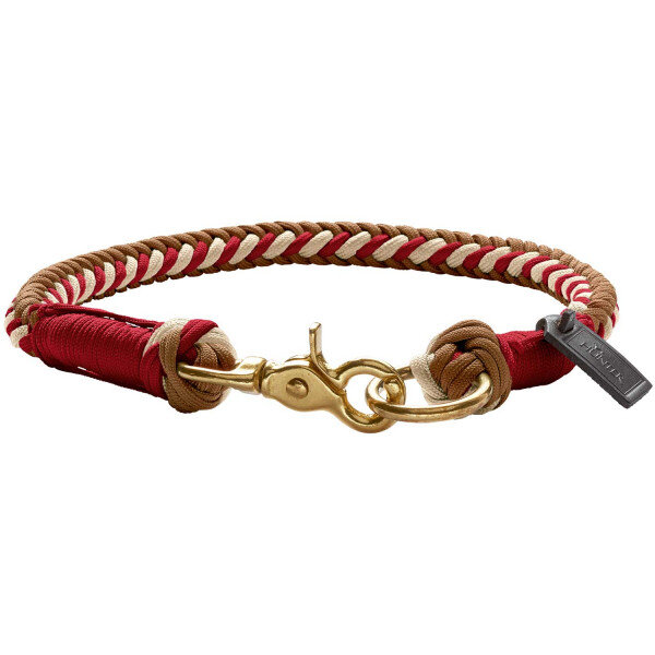 Hunter Halsung Tinnum M-L (50cm)Tau rot/beige