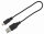Trixie Flash Leuchtring USB, Silikon, XS-XL: 70 cm/Ø 10mm, schwarz
