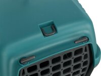 Trixie Transportbox Capri1, XS , 32 x 31 x 48cm, dunkelgrau/petrol