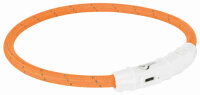 Trixie Flash Leuchtring USB, TPU/Nylon, L-XL,...